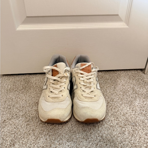 New Balance Shoes - New Balance Cream Suede